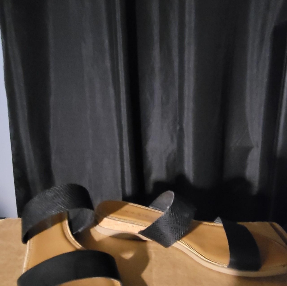 Sun + Stone double strap slide ons
